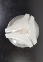 Vintage peill & putzler plafondlamp metaal ice glas wandlamp, Vintage, Ophalen of Verzenden, Zo goed als nieuw, Glas