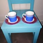 Espresso kop en schotels Kahla Germany 2 stuks, Huis en Inrichting, Keuken | Servies, Ophalen, Gebruikt, Overige stijlen, Kop(pen) en/of Schotel(s)