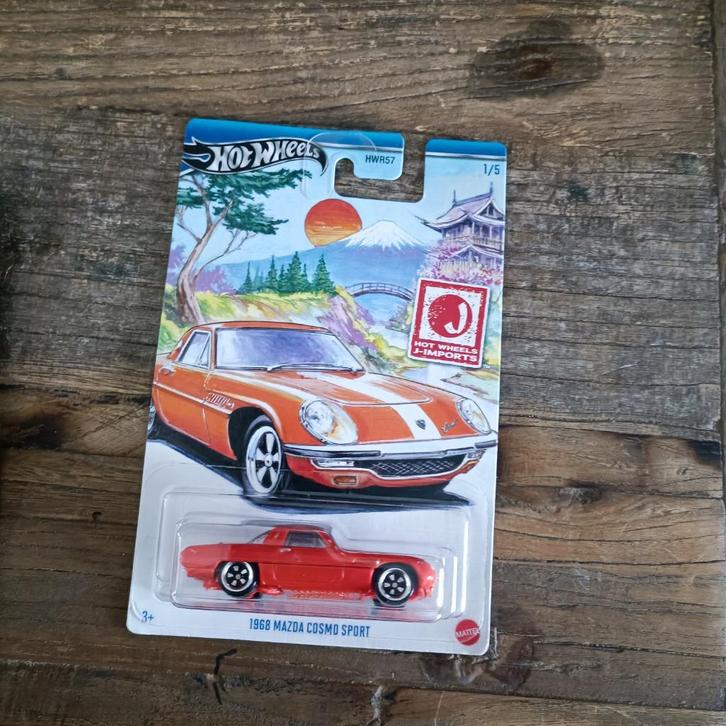 Hot Wheels Mazda Cosmo Sport 1968, Hobby en Vrije tijd, Modelauto's | Overige schalen, Zo goed als nieuw, Auto, Ophalen of Verzenden
