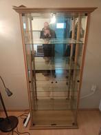 Vitrine kast met verlichting zeer goede staat, Ophalen of Verzenden, Zo goed als nieuw, 25 tot 50 cm