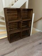 Kast van houten fruitkisten 120 x 100 cm, Huis en Inrichting, Ophalen