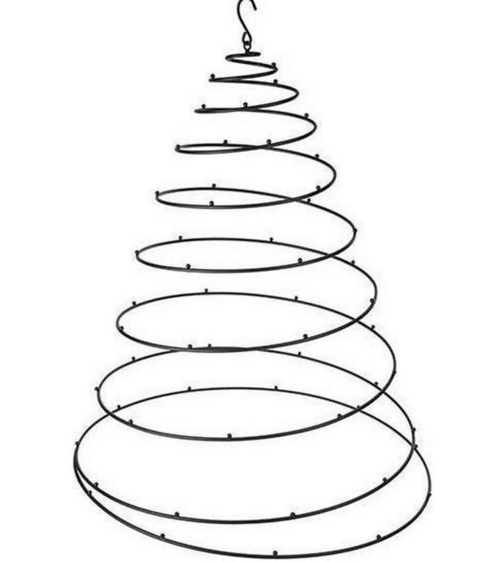 De hangende kerstboom is een sfeermaker 50 hoog, Diversen, Kerst, Zo goed als nieuw, Ophalen