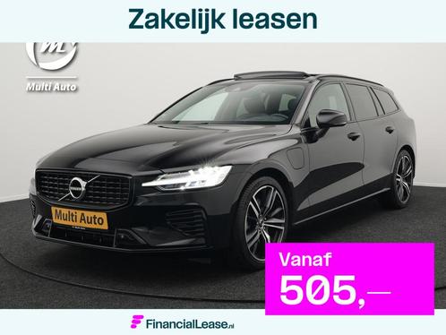 Volvo V60 T6 Recharge AWD R-Design Plug In Hybrid Dealer O.H, Auto's, Volvo, Bedrijf, Lease, Financial lease, V60, ABS, Achteruitrijcamera