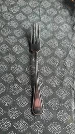 Zilveren desert vork parelrand, Antiek en Kunst, Ophalen of Verzenden