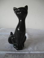Zwarte kat beeldje retro vintage, Verzamelen, Beelden en Beeldjes, Ophalen of Verzenden, Zo goed als nieuw, Dier