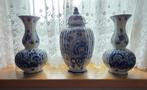 Delfts Blauw Vazen Set, Antiek en Kunst, Antiek | Vazen, Ophalen