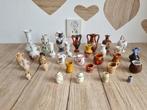 Grote Vintage Verzameling Miniatuur Vaasjes Potjes Letterbak, Antiek en Kunst, Antiek | Keramiek en Aardewerk, Verzenden