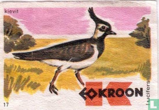 Luciferetiket Kroon - Kievit, Ophalen of Verzenden, Zo goed als nieuw, Luciferdoosjes of -merken