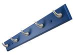 Nieuwe blauwe kapstok met 5 haken, Wandkapstok, Nieuw, Ophalen of Verzenden, Minder dan 100 cm