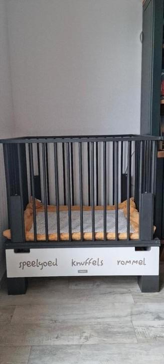 Houten box met lade – Antraciet – incl. boxkleed beschikbaar voor biedingen