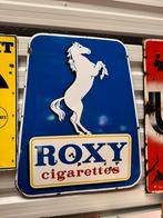 Vintage Roxy Cigarettes Emaille Reclamebord, Ophalen