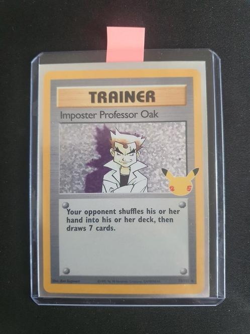 Imposter Professor Oak (CEL BS 73), Hobby en Vrije tijd, Verzamelkaartspellen | Pokémon, Ophalen of Verzenden