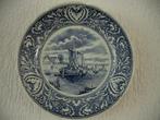 wandbord delftsblauw delft antiek aardewerk handwerk sfeer, Ophalen of Verzenden
