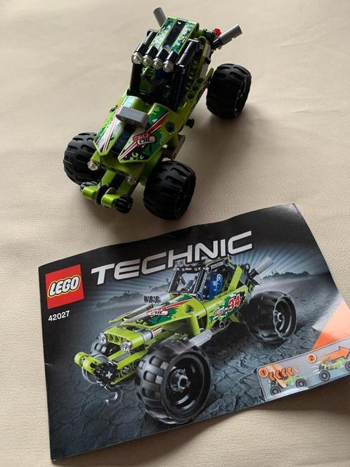 LEGO Technic 42027 – Pull-Back Auto, Kinderen en Baby's, Speelgoed | Duplo en Lego, Zo goed als nieuw, Lego, Complete set, Ophalen of Verzenden