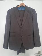 Mooi kostuum, bruin/blauw, stijlvol en netjes., Ophalen of Verzenden, Zo goed als nieuw, Maat 48/50 (M), Blauw