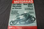 das Motorrad 14 dec. 1968 Gilera 500 Agostini 3 cilinder MV, Boeken, Ophalen of Verzenden, Gelezen