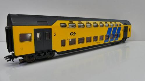 Lima NS Dubbeldekkerwagon NS 2e klasse rijtuig WISSELSTROOM, Hobby en Vrije tijd, Modeltreinen | H0, Gebruikt, Wagon, Wisselstroom