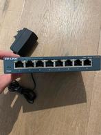 TP-Link TL-SG108 - Netwerk Switch, Computers en Software, Netwerk switches, Ophalen of Verzenden, Gebruikt