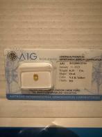 Diamant 0.25 Cts Ovaal N.F.B. Yellow SI1, Ophalen of Verzenden, Nieuw