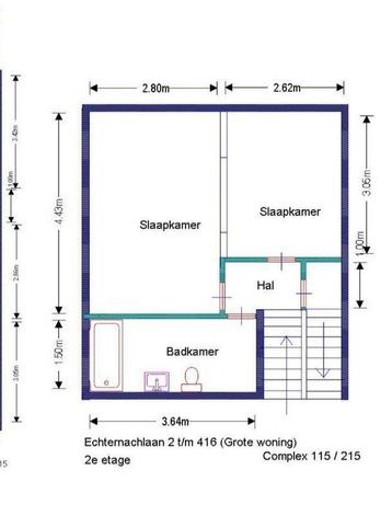 NIEUW! Woonruimte te huur Echternachlaan, Eindhoven beschikbaar voor biedingen