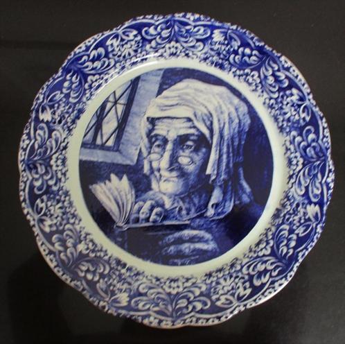delfts wandborden Boch, Gubbels en de 4 jaargetijden, Antiek en Kunst, Curiosa en Brocante, Ophalen of Verzenden