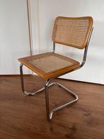 Eetkamerstoel stoel chrome, Huis en Inrichting, Stoelen, Ophalen, Gebruikt, Bruin, Metaal