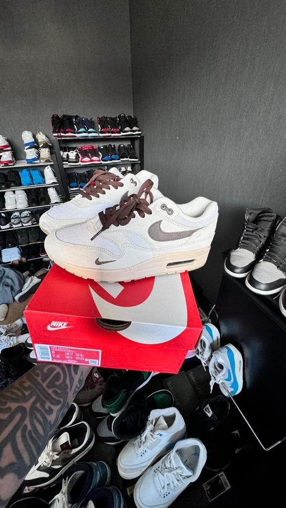 Nike Air Max 1 - Sail Ironstone Size:38.5EU | Conditie: 9/10, Kleding | Dames, Schoenen, Zo goed als nieuw, Sneakers of Gympen