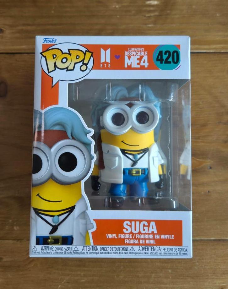 Funko | Suga (BTS x Despicable Me) | 420, Verzamelen, Poppetjes en Figuurtjes, Nieuw, Verzenden