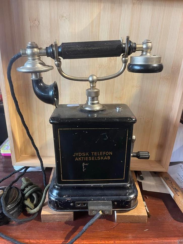 Antieke Jydsk Telefon Aktieselskab Telefoon, Antiek en Kunst, Antiek | Overige Antiek, Ophalen of Verzenden