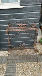 Antiek brocante buiten wandrek, Tuin en Terras, Tuinwanddecoratie, Ophalen of Verzenden, Gebruikt