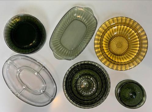 14stuks: Persglas van Leerdam glas door Copier, Antiek en Kunst, Antiek | Glas en Kristal, Ophalen of Verzenden