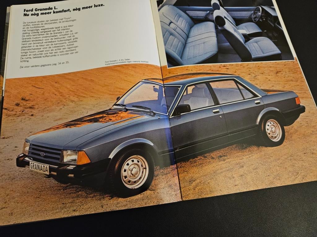 Brochure Ford Granada 1981, Ophalen of Verzenden, Zo goed als nieuw, Ford