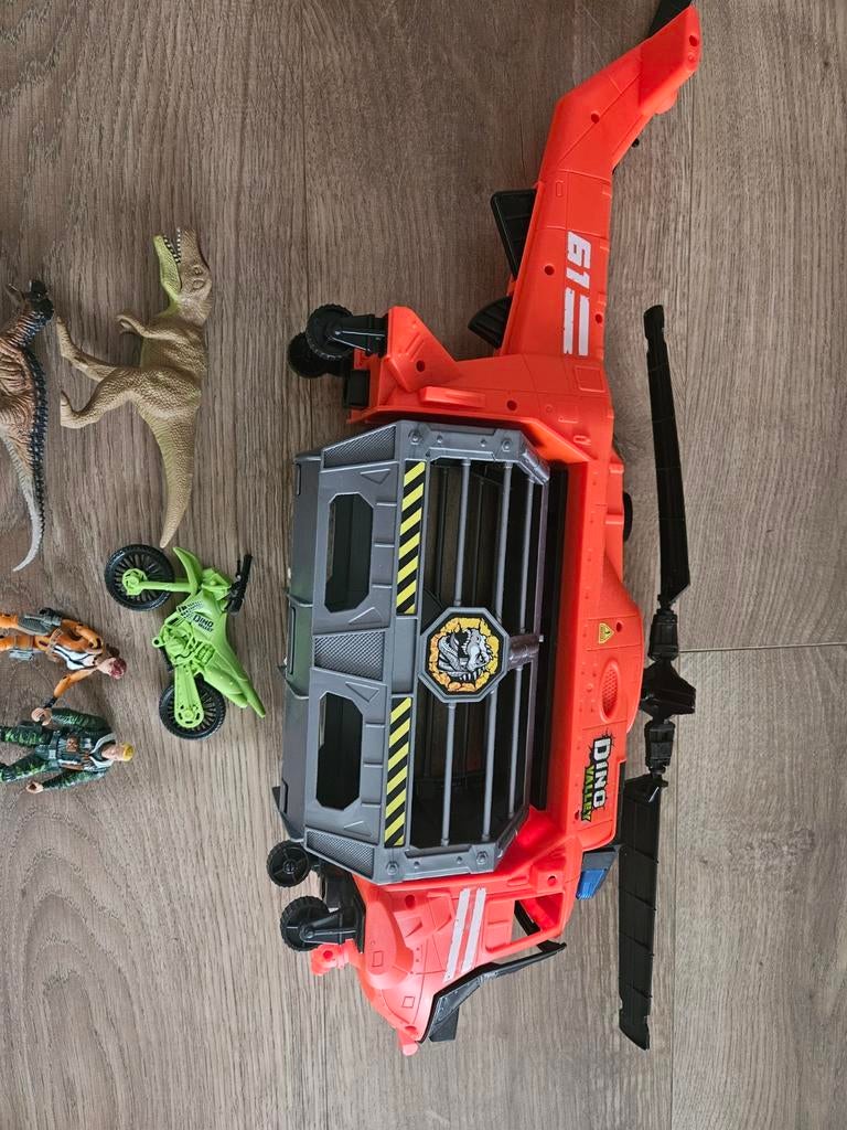 Dino Valley Helikopter met Geluid, Ophalen, Gebruikt, Jongen of Meisje