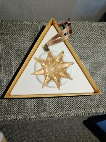 Swarovski kerstster goud 2009 beschikbaar voor biedingen