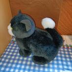 Stichting Zwerfdier zwarte kat knuffel 27 cm groot, Ophalen of Verzenden