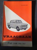 Vraagbaak Fiat 1100 R 1966 / 1967, Auto diversen, Handleidingen en Instructieboekjes, Ophalen