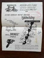 Folder  Lekkerkerker Utrecht Bridges gereedschap met prijs, Folder, Diverse auteurs, Ophalen of Verzenden, Zo goed als nieuw