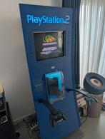PlayStation 2 Demopod - Super Staat!, Ophalen, Zo goed als nieuw, Blauw, Met 2 controllers