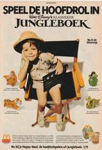 Retro reclame 1993 McDonald's Happy Meal Jungleboek, Verzenden, Overige typen
