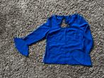 Blauwe blouse dames, Blauw, Ophalen of Verzenden, Zo goed als nieuw, Lange mouw