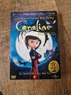 Dvd film coraline tekenfilm animatie 3d bril 2 disc, Cd's en Dvd's, Amerikaans, Alle leeftijden, Ophalen of Verzenden, Zo goed als nieuw