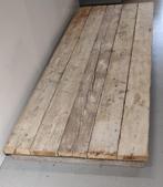 Steigerhout plateau van 5 dikke planken Lengte 278 cm, Doe-het-zelf en Verbouw, Hout en Planken, Ophalen, Gebruikt, 25 tot 50 mm