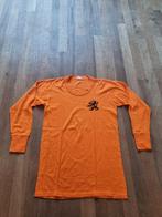 Vintage Oranje Shirt met Leeuw Lange Mouw leger M 1983, Onbekend, Maat 48/50 (M), Leger, Ophalen of Verzenden