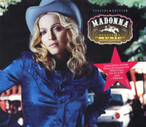 dubbel cd Madonna – Music (limited edition), Cd's en Dvd's, Cd's | Pop, Zo goed als nieuw, Ophalen of Verzenden