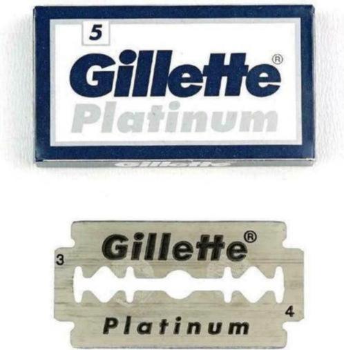 Gillette Platinum scheermesjes 5 stuks, Sieraden, Tassen en Uiterlijk, Uiterlijk | Gezichtsverzorging, Nieuw, Ophalen of Verzenden