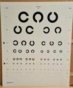 Visuskaart TNO – PVC - 5 meter kaart met Landoltse C ringen, Ophalen of Verzenden, Zo goed als nieuw