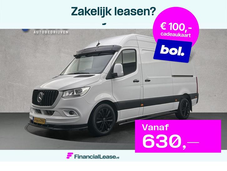 Mercedes-Benz Sprinter 319 CDI V6 L2H2 EURO 6 | Dubbel schui, Auto's, Bestelauto's, Bedrijf, Lease, Financial lease, ABS, Achteruitrijcamera