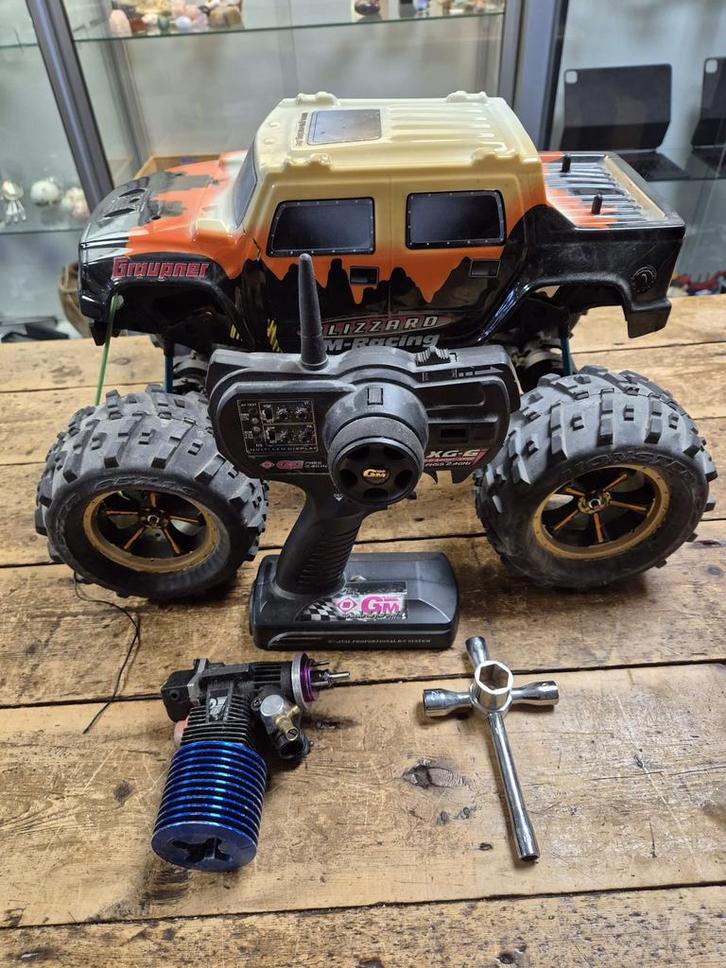 GM Racing - Afstand bestuurbare Monstertruck, Hobby en Vrije tijd, Modelbouw | Radiografisch | Auto's, Gebruikt, Auto offroad