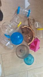 2 hamsterkooien met alle toebehoren, Minder dan 60 cm, Kooi, Gebruikt, Minder dan 75 cm