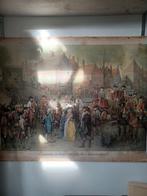 Schoolplaat., Antiek en Kunst, Antiek | Schoolplaten, Ophalen, Geschiedenis